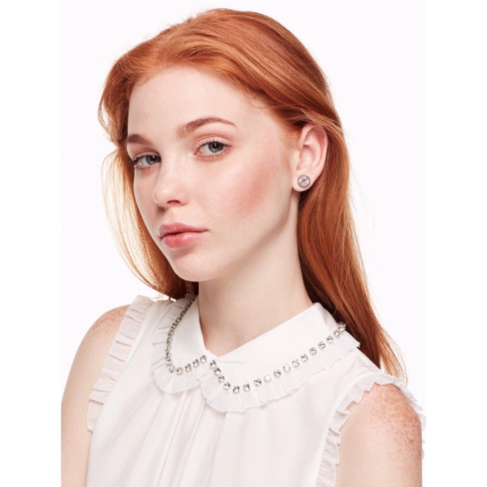 KATE SPADE • Bright Idea Halo Earrings • Rose Gold - Picture 3 of 3